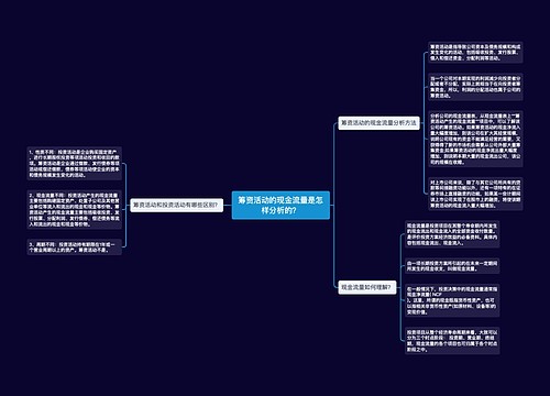 筹资活动的现金流量是怎样分析的？