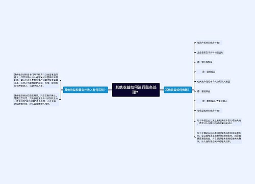 其他收益如何进行账务处理？