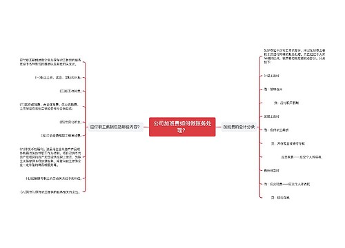 公司加班费如何做账务处理？