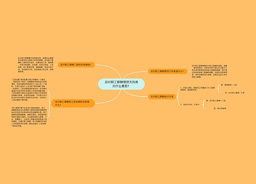 应付职工薪酬借贷方向表示什么意思？