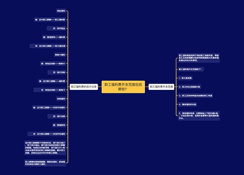 职工福利费开支范围包括哪些？