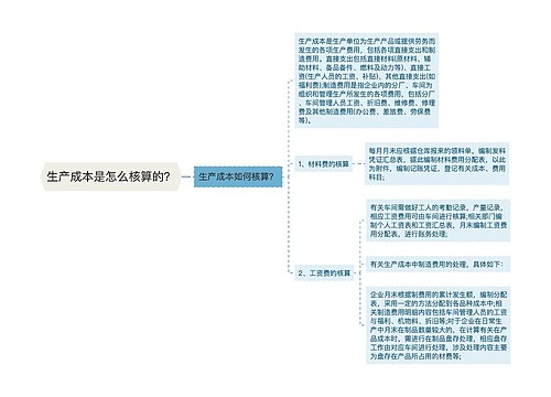 生产成本是怎么核算的？