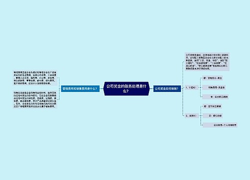 公司奖金的账务处理是什么？