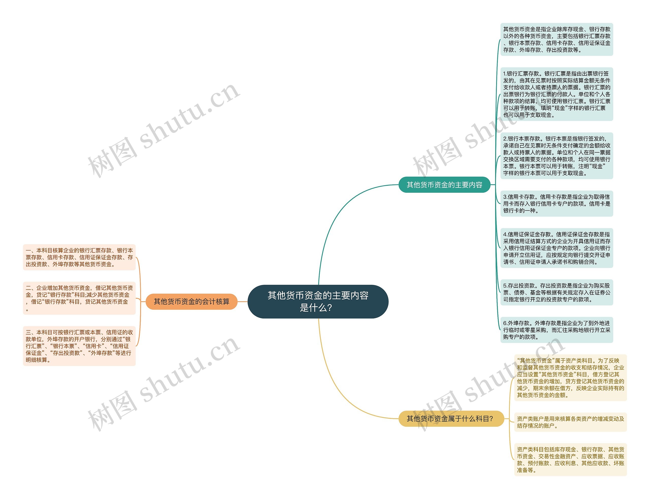 其他货币资金的主要内容是什么？