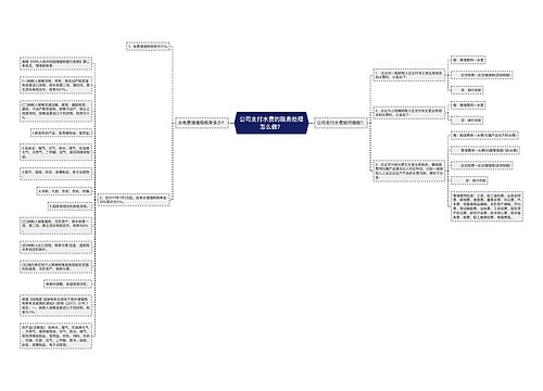 公司支付水费的账务处理怎么做？