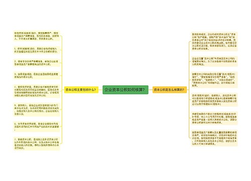 企业资本公积如何核算？