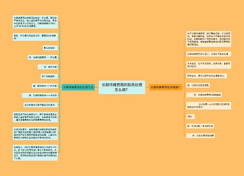 长期待摊费用的账务处理怎么做？