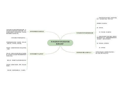 年末结转本年利润如何做账务处理？