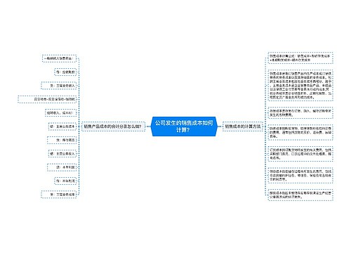 公司发生的销售成本如何计算？