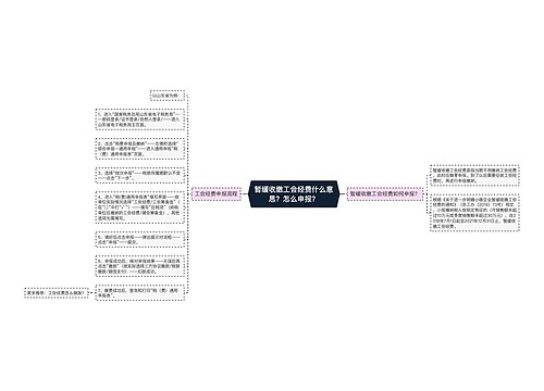 暂缓收缴工会经费什么意思？怎么申报？