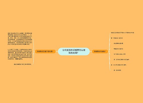 公司发放的采暖费怎么做账务处理？