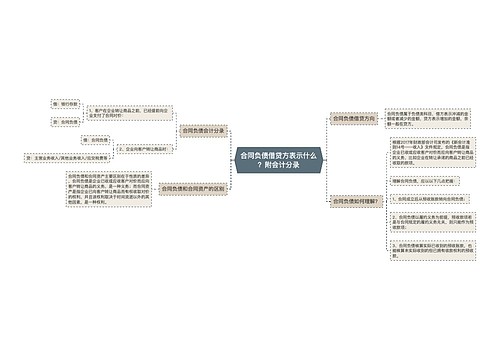 合同负债借贷方表示什么？附会计分录