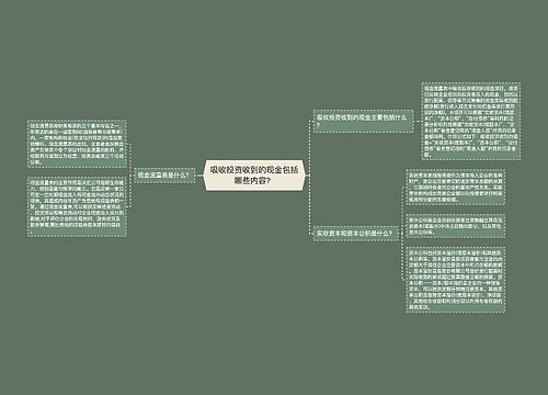 吸收投资收到的现金包括哪些内容？