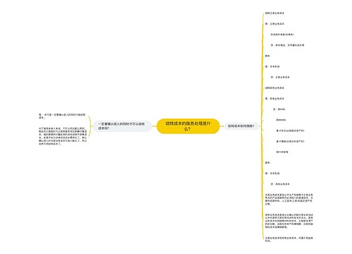 结转成本的账务处理是什么？