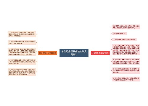 分公司是否具备独立法人资格？