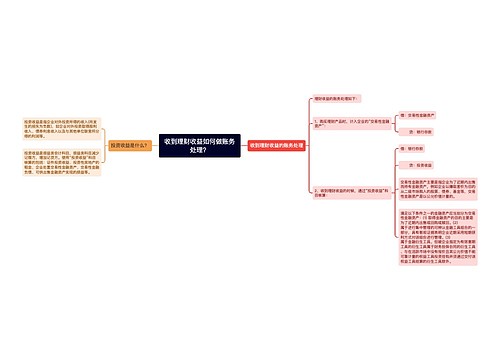 收到理财收益如何做账务处理？