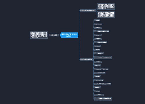 投资性房地产是否可以转为存货？