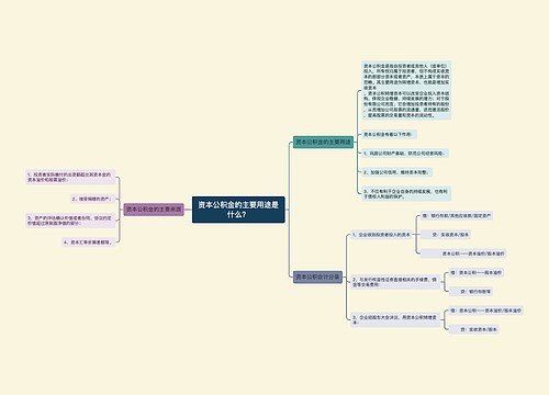 资本公积金的主要用途是什么？