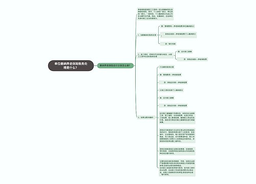 单位缴纳养老保险账务处理是什么？