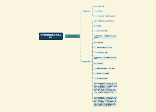 材料毁损的账务处理怎么做？