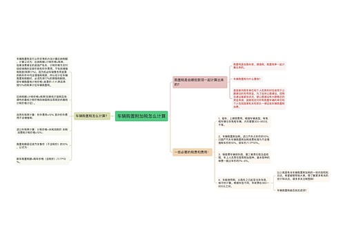 车辆购置附加税怎么计算