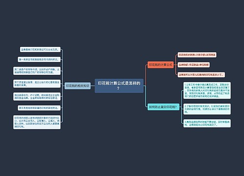 印花税计算公式是怎样的？