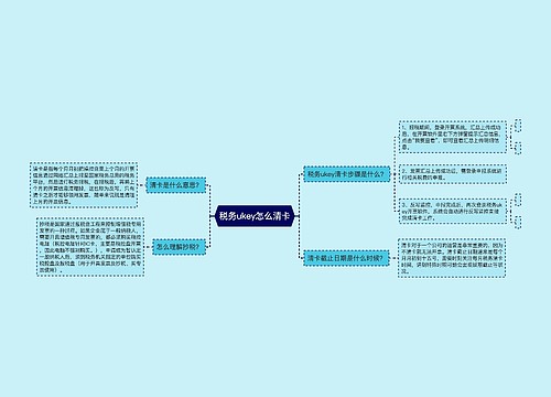 税务ukey怎么清卡