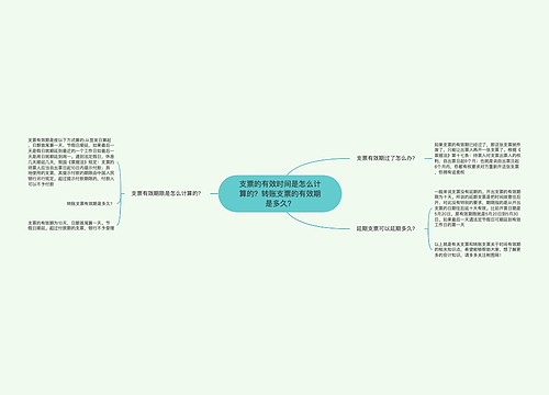 支票的有效时间是怎么计算的？转账支票的有效期是多久？