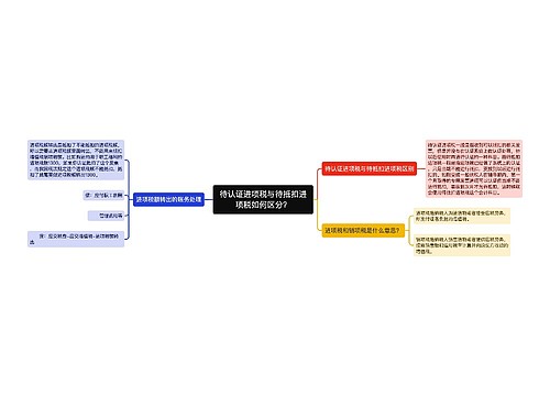 待认证进项税与待抵扣进项税如何区分？