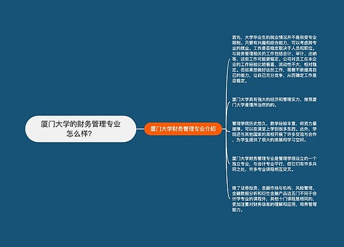 厦门大学的财务管理专业怎么样？