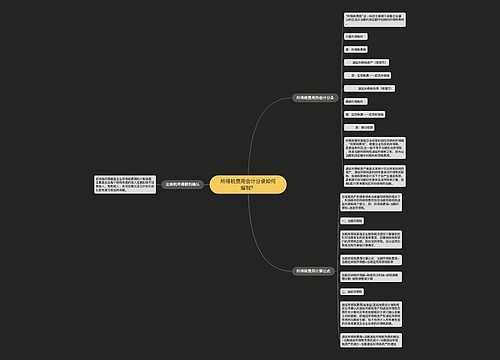 所得税费用会计分录如何编制？