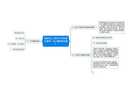 发放员工工资可以月初就计提吗？怎么做账务处理？