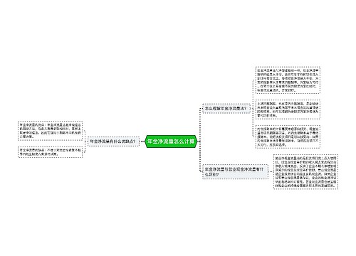 年金净流量怎么计算