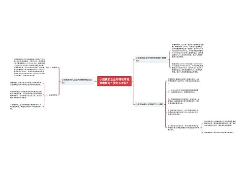 小规模的企业所得税季报要缴税吗？要怎么申报？