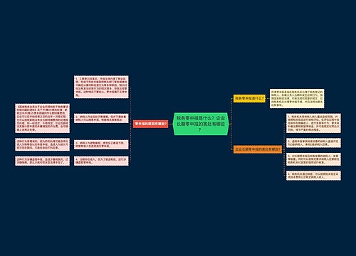 税务零申报是什么？企业长期零申报的害处有哪些？