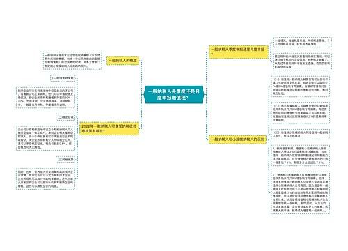 一般纳税人是季度还是月度申报增值税？