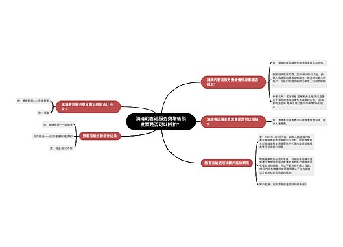 滴滴的客运服务费增值税发票是否可以抵扣？