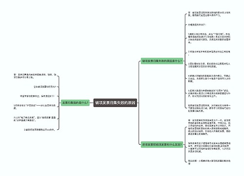 销项发票归集失败的原因