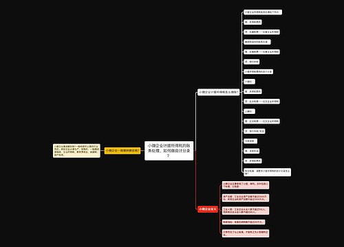 小微企业计提所得税的账务处理，如何做会计分录？