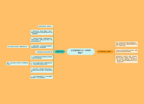 公司税审是什么？作用有哪些？