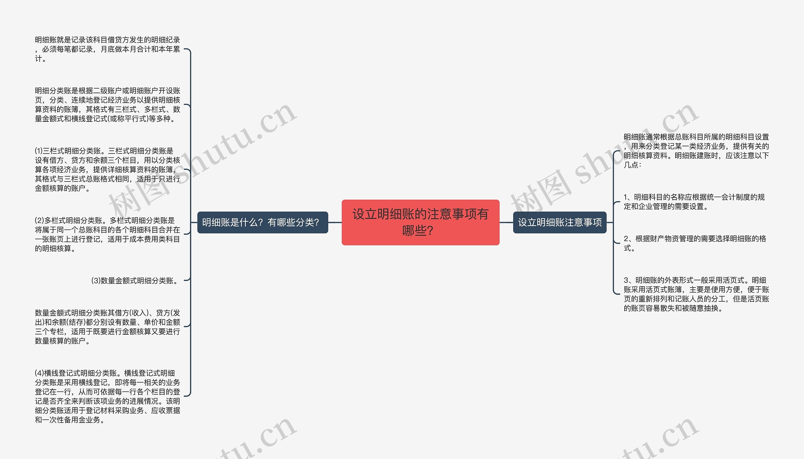 设立明细账的注意事项有哪些？