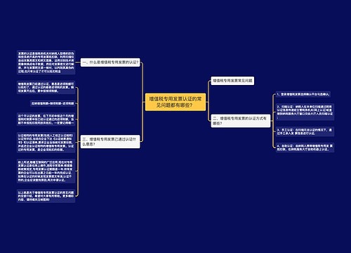 增值税专用发票认证的常见问题都有哪些？