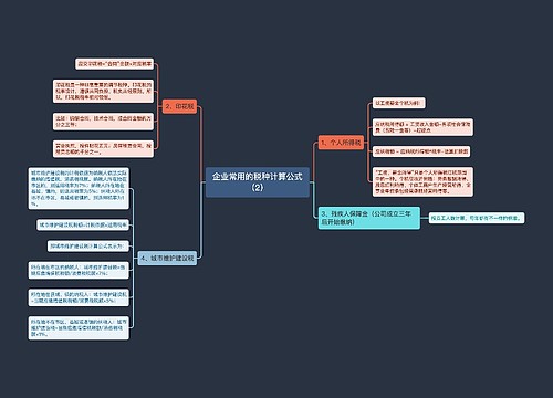 企业常用的税种计算公式（2）