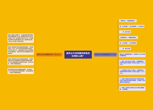 建筑业外地预缴税款账务处理怎么做？