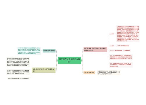 房产税在试点城市怎么缴税？