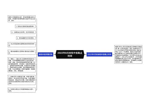 2022年6月纳税申报截止时间