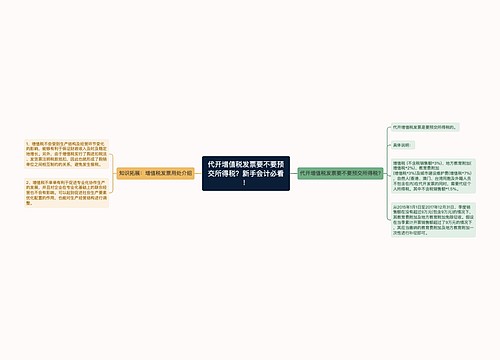 代开增值税发票要不要预交所得税？新手会计必看！