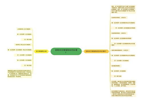 结转未交增值税如何处理？