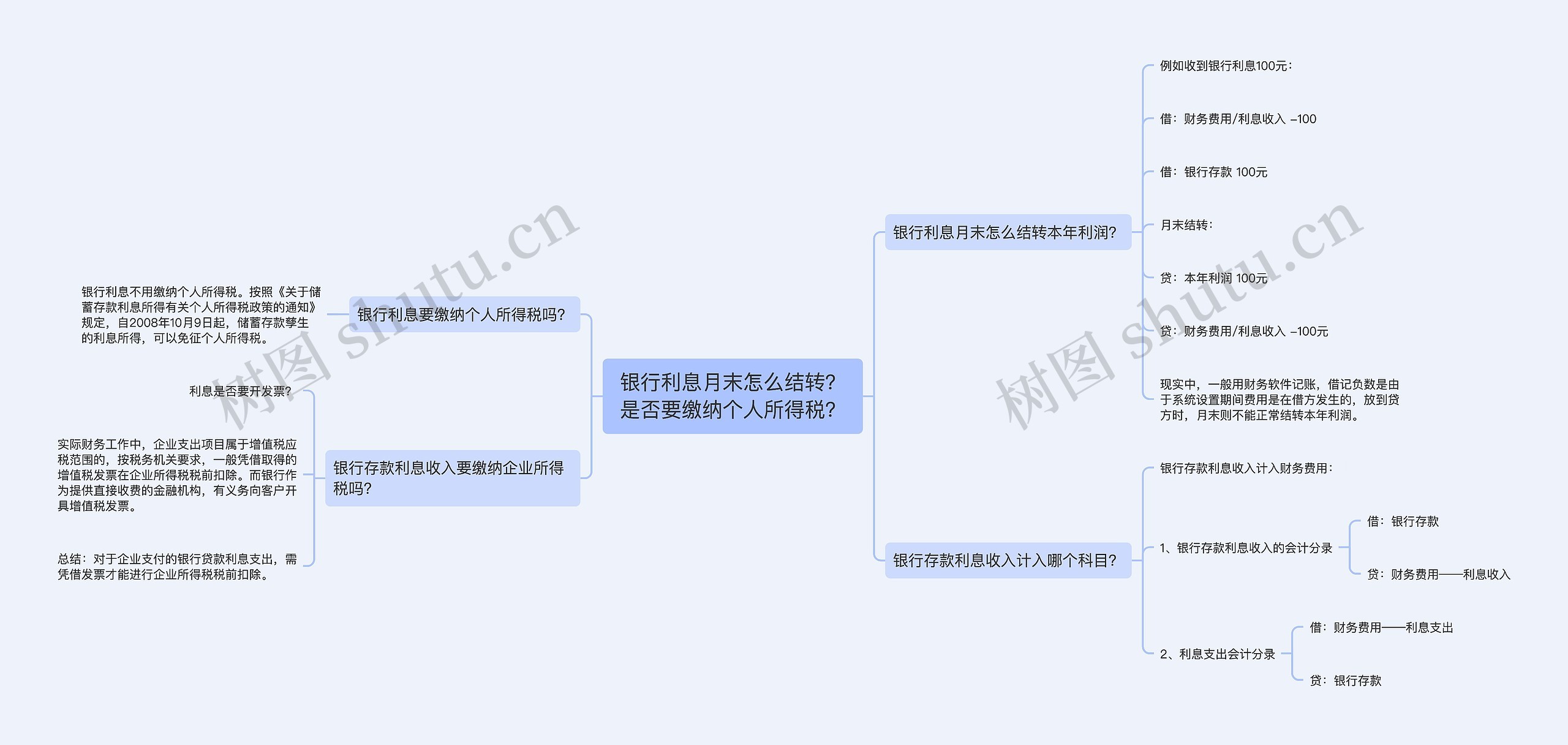 银行利息月末怎么结转？是否要缴纳个人所得税？