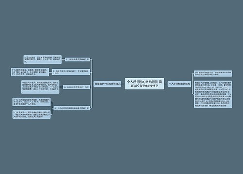 个人所得税的缴纳范围 需要叫个税的特殊情况